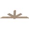 Ekena Millwork Kennewick Smooth Timber Gable Bracket, Douglas Fir, 72"W x 27"H x 1 1/2"D x 5 1/2"F, 9/12 Pitch GBW072X27X0206KEN00SDF - alternate 2